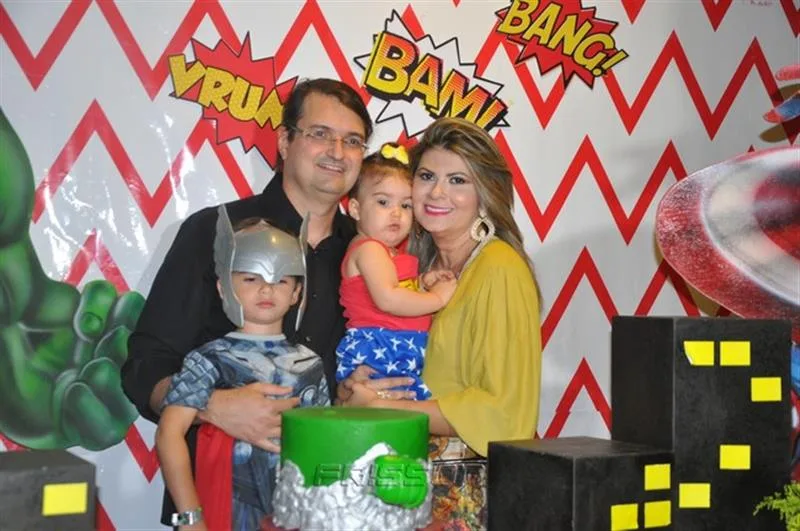 Arthur, Edilson Pinheiro, Letícia e Michelinne