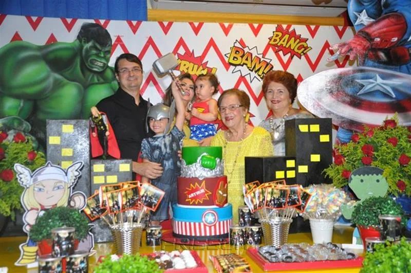 Arthur, Edilson Pinheiro, Letícia, Beatriz Pinheiro