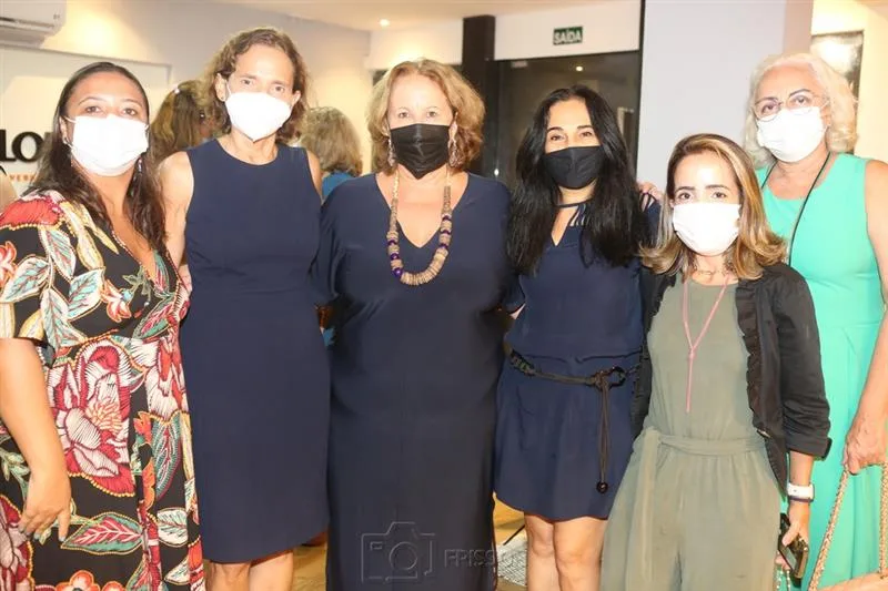 Carol Barroso, Izolda Cela, Annette de Castro, Vera Lima, Adriana Queiroz e Lúcia Furtado