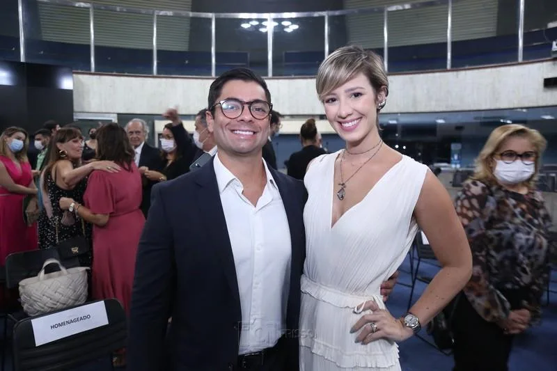 César Romcy e Laura Sleiman