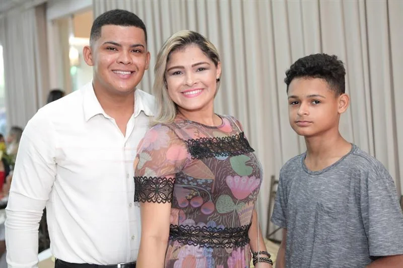 Aleff Silva, Cida Rodrigues e João Eduardo Castro