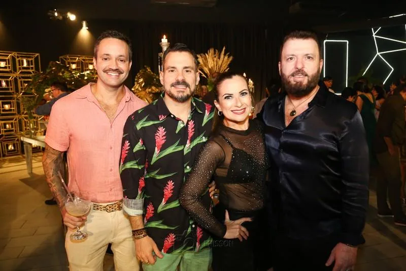 Mário Eleutério, Miguel Filho, Briane de Castro e César Martins