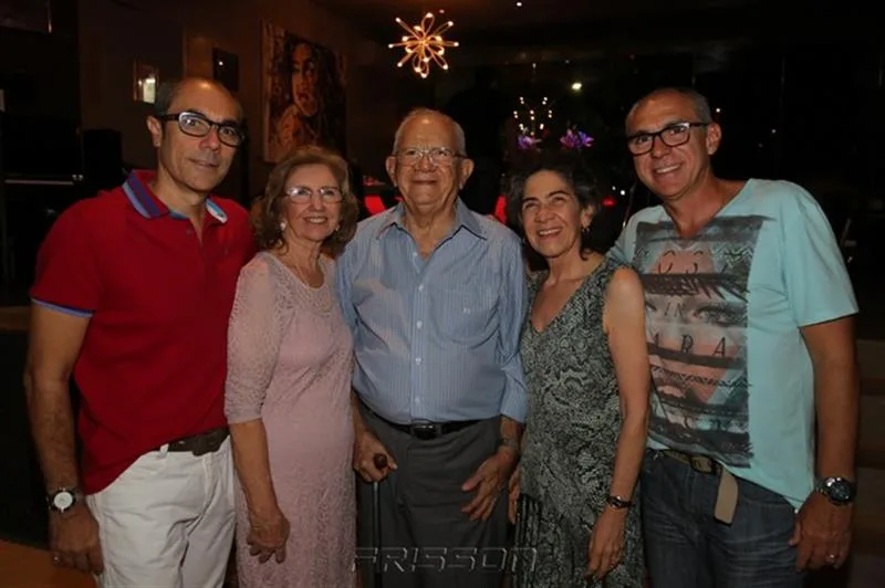 Beto, Socorro, Valdo, Valdilene e Douglas Santos