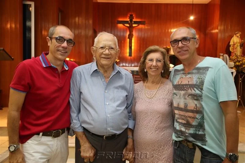 Beto, Valdo, Socorro e Douglas Santos