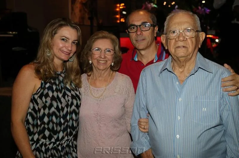 Louise, Socorro, Beto e Valdo Santos