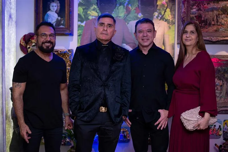 Ada Vieira, Luciano Vidal, Alan Carvalho e Adriana Namen