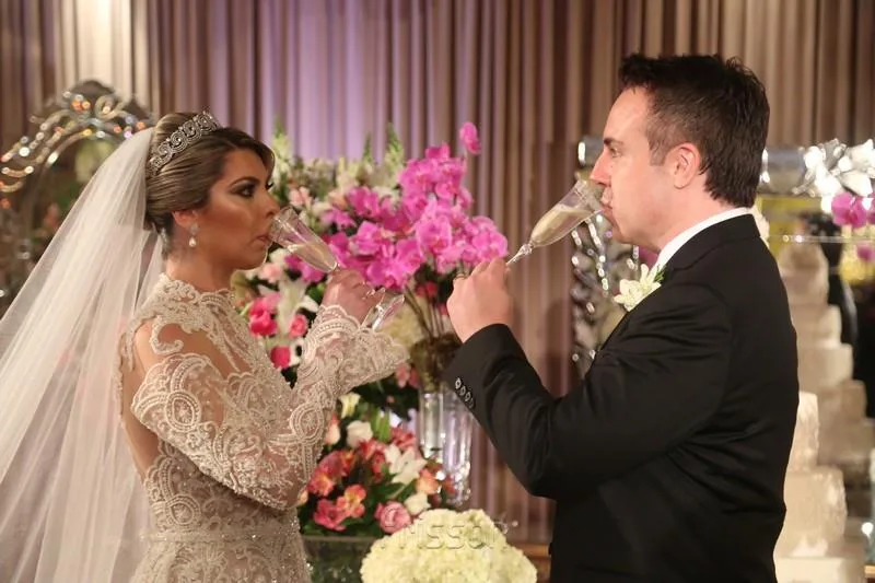 Aline Morais e Marcio Zacarias