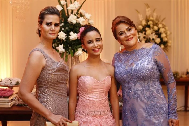 Aldenita, Maria Luiza e Karina Sampaio