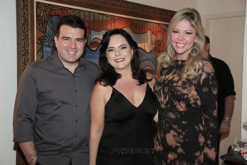 Danilo Dias, Denise Cavalcante e Patrícia Dias