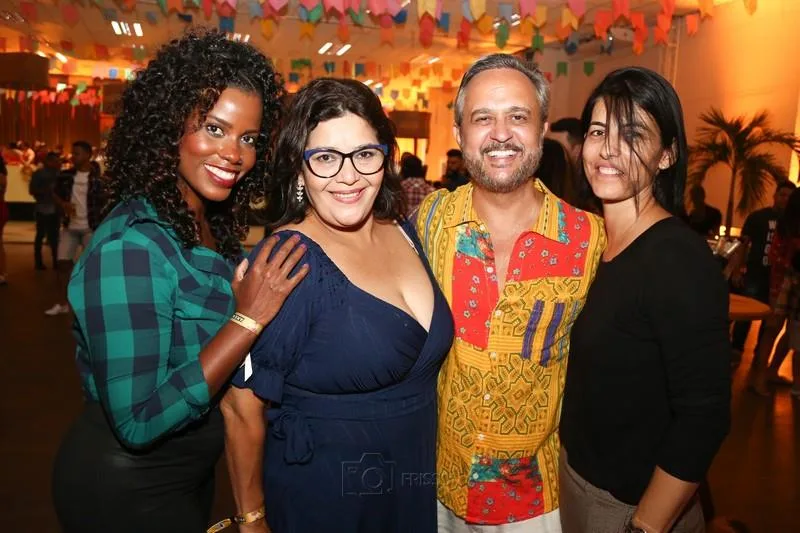 Aida Teixeira, Eloide Fernandes, Evandro Melo e Nicoli Macedo