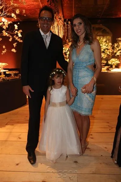 Antonio, Ana Claudia e Ester Antero