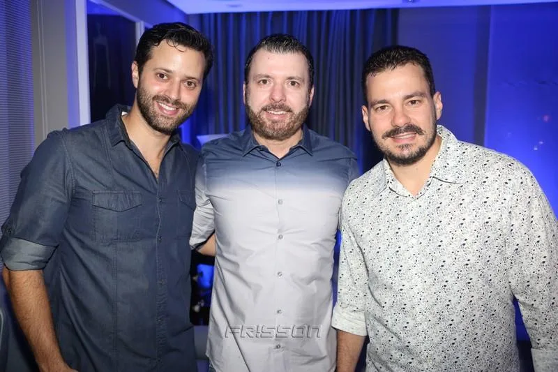 Daniel Eleutério, César Martins e Miguel Filho