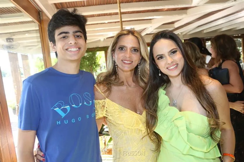 Alexandre, Michelle e Bianca Aragão