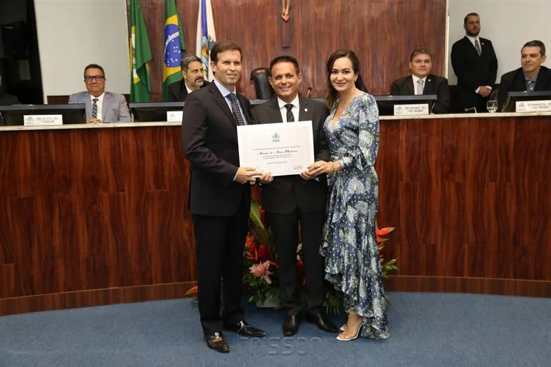 Adriano Abreu, Plácido Filho e Raquel Fiterman
