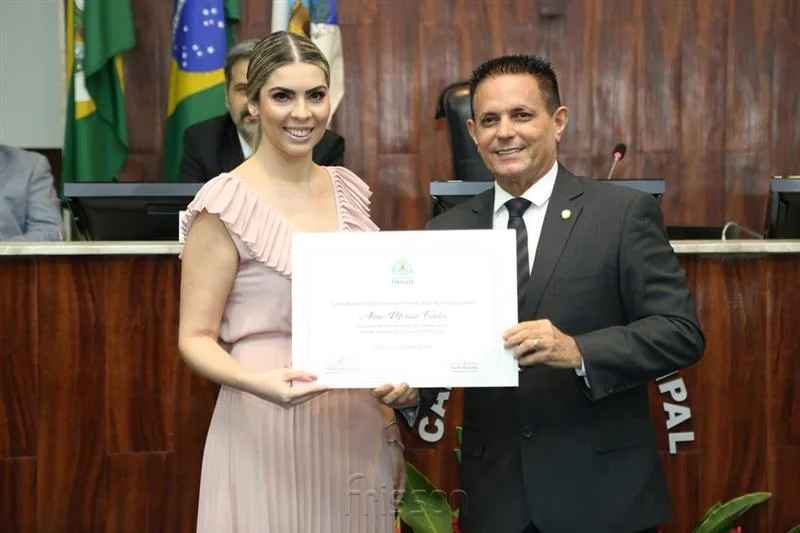 Aline Moraes e Plácido Filho