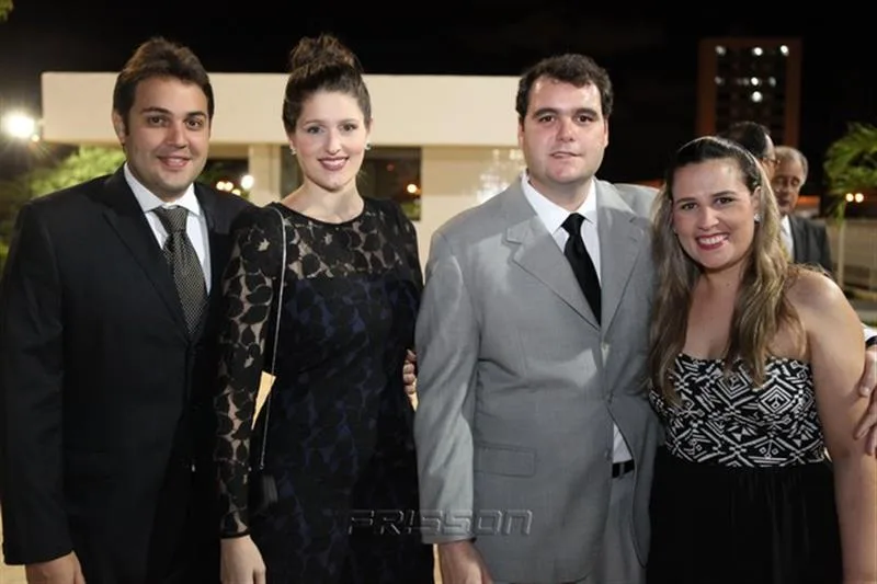 Bruno, Rebeca Bastos, Rodrigo e Ana Leal