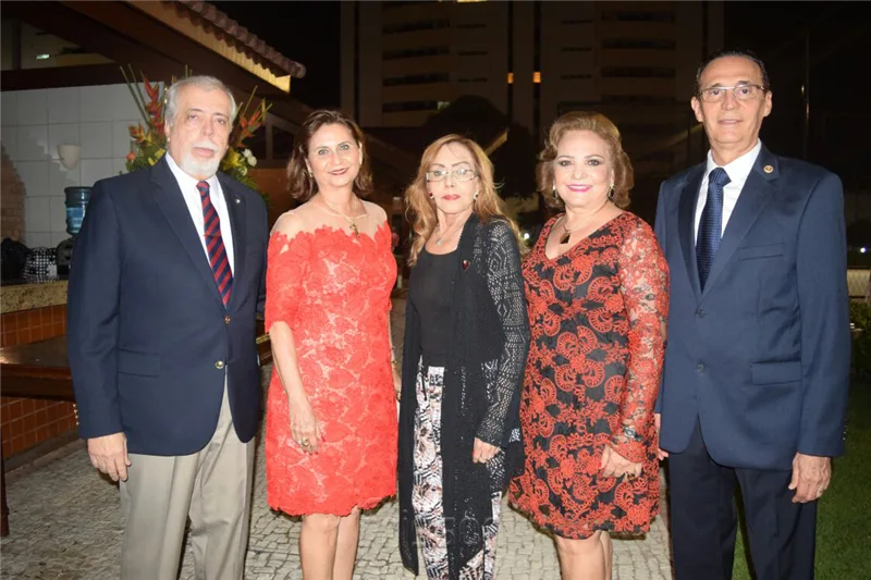 Eduardo Campos e Marilena, Vera Machado, Vânia e Aristófanes Canamary