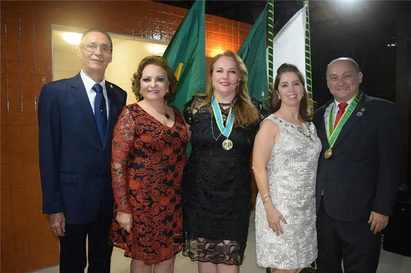 Aristófanes Canamary e Vânia, Luiziane Fernandes, Cristiane Studart e Paulo Dias