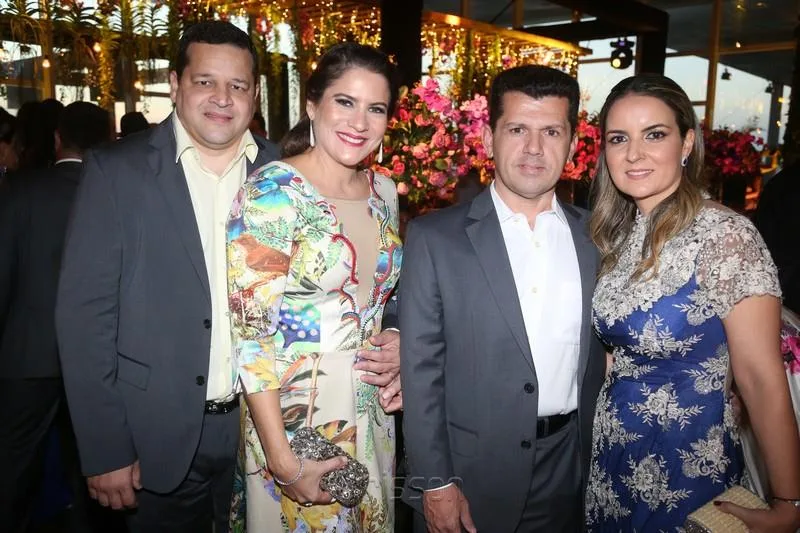 Augusto Borges, Luciana Fialho, Erick e Raquel Vasconcelos