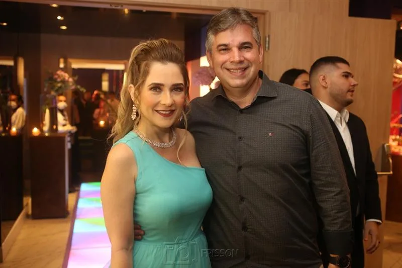 Adriana Frota e Eduardo Braga