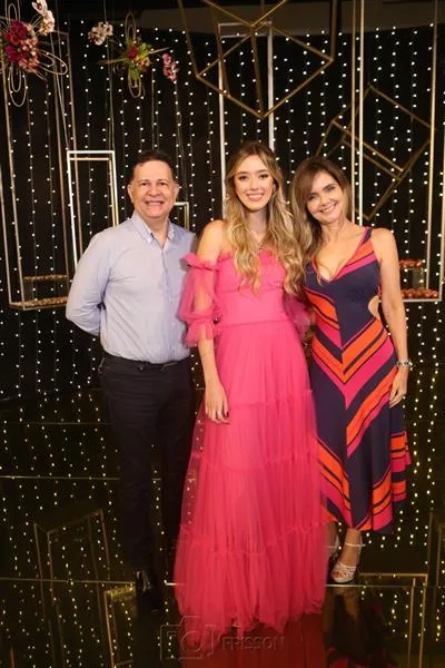 André Cidrão, Ludmila Theisen e Jane Belchior