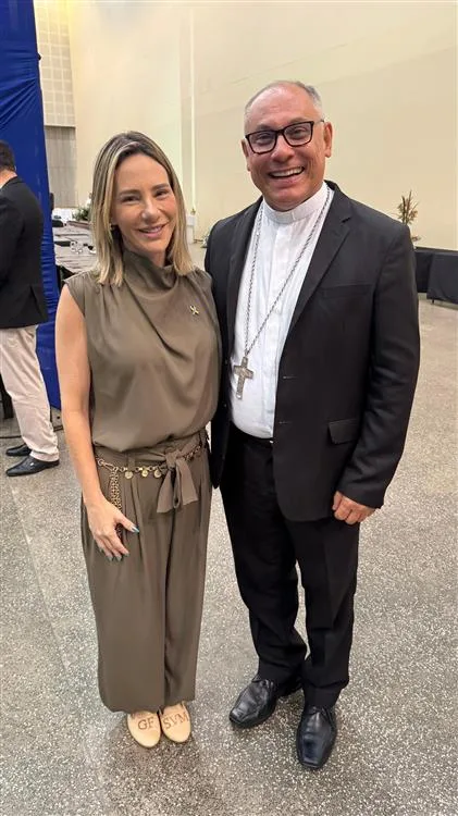 Gaída Dias e Dom Gregório Paixão