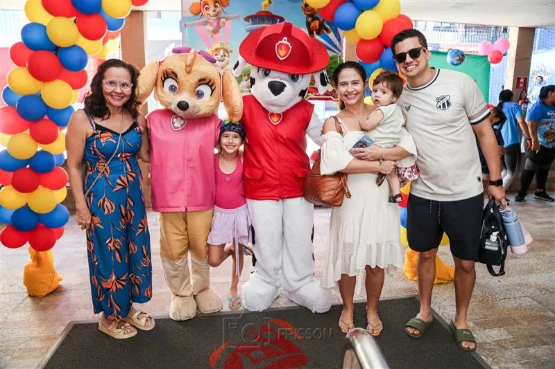 Ana Lima, Mariana, Jessica, Theo Benevides, Fernando Henrique