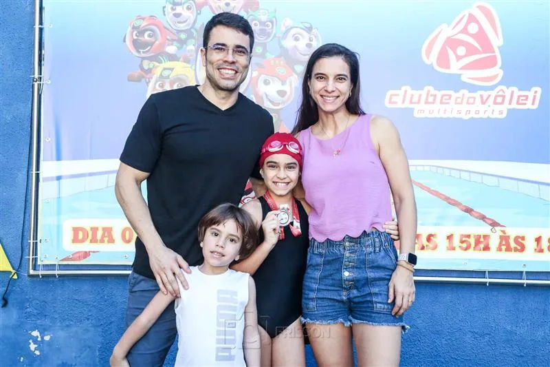 Dario, Davi, Sara e Lia Frota