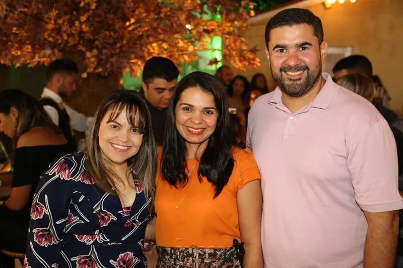 Rafaela Mesquita, Carol Abraã e Luiz Castro