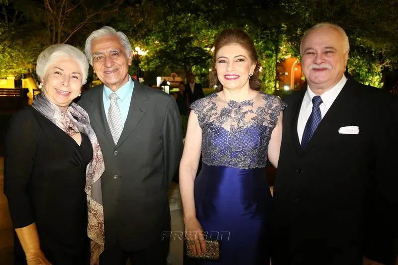 Alodia Guimarães e Paulo Sérgio, Darli e Felipe Baião