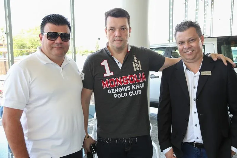 Edmar Feitosa, Tibério Cavalcante e Ricardo Vinicius