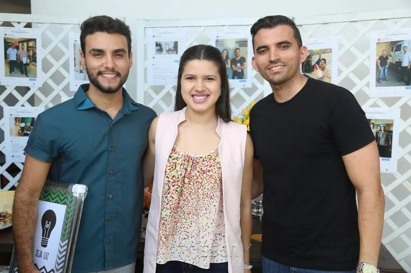 Bruno Calaça, Jamile Almeida e Tiago Cavalcante