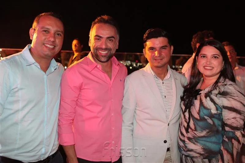 Anderson Moreira, Pádua Costa, Paulo Rodrigo e Priscila Amorim