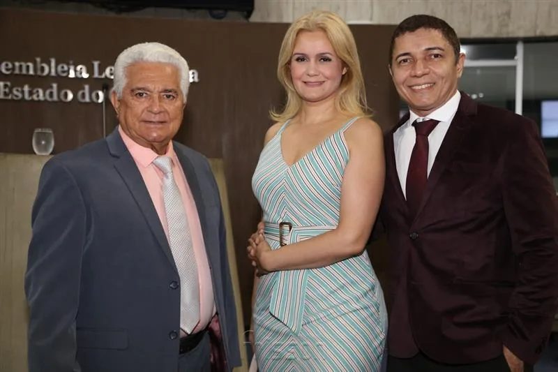 Antonio, Sheyla e Daniel Gomese
