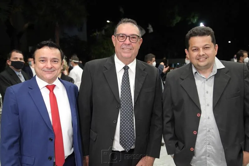 Josafá Rebouças, Ociran Soares e Paulo Barreto