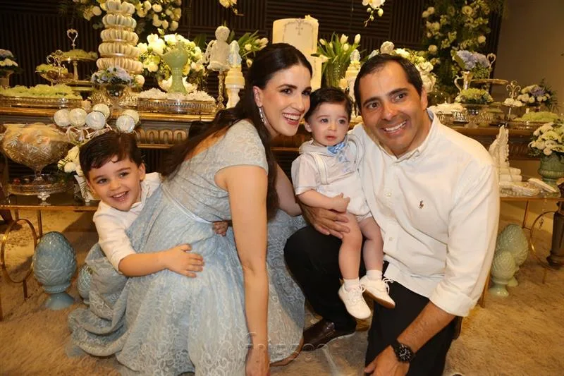 Bernardo, Giuliana Boetelho, Francisco Otavio e Atila Fernandes