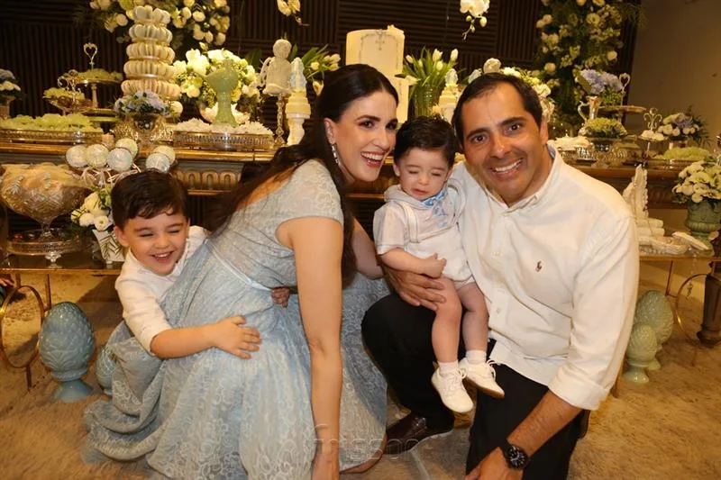Bernardo, Giuliana Boetelho, Francisco Otavio e Atila Fernandes