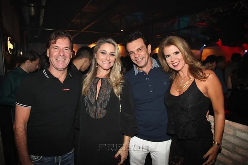 Arthur, Célia Magalhães, Fred e Alexandra Pinto