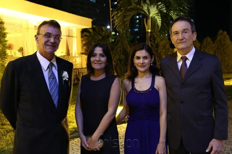 Julio Barreto, Celia Cruz, Danielle e Julio Cruz
