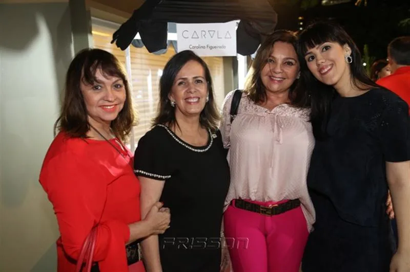 Carmen Cinira, Neuma Figueiredo, Ana Lourdes Almeida e Carolina Figueiredo
