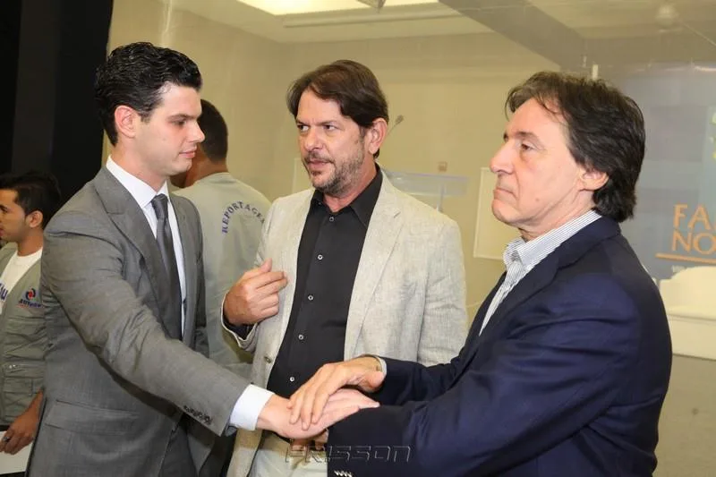 Daniel Slavieiro, Cid Ferreira Gomes e Eunicio Oliveira