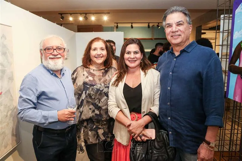 Ciro, Fatima Nogueira, Cinara Mariano e Cesar Ferreira