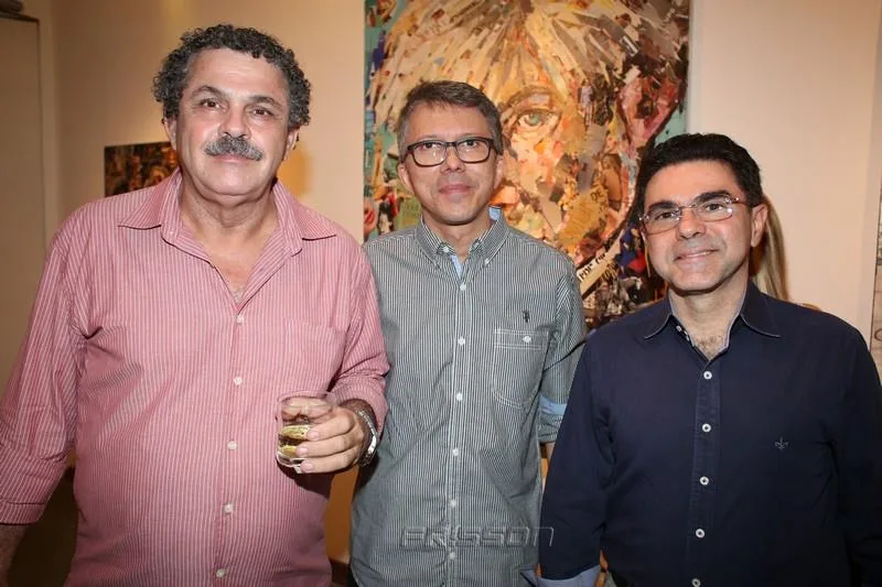 Cláudio César, Sérgio Helle e Isaac Furtado