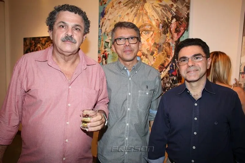 Cláudio César, Sérgio Helle e Isaac Furtado