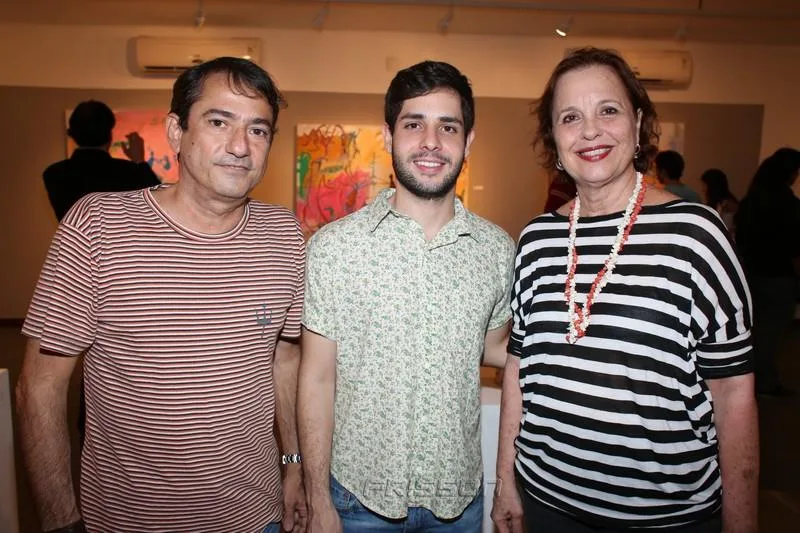 Cláudio, Diego Pontes e Inês Meneleu