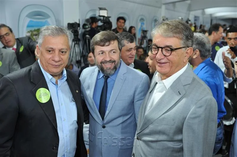 José Airton Cirilo, Élcio Batista e Arialdo Pinho