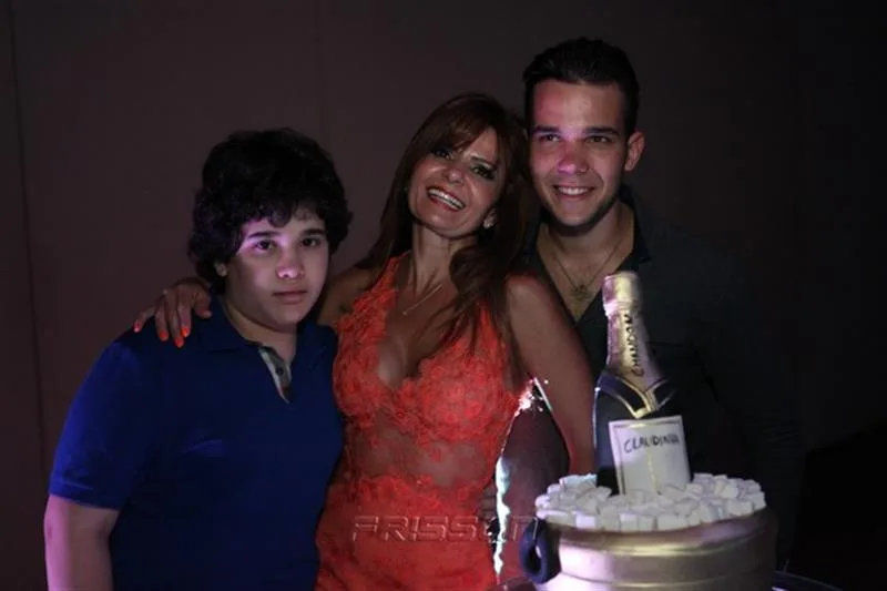 Arthur, Cláudia e Felipe Bezerra