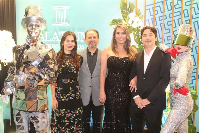 Eveline, Clailson Ribeiro, Luciana Monteiro e Beto Bastos