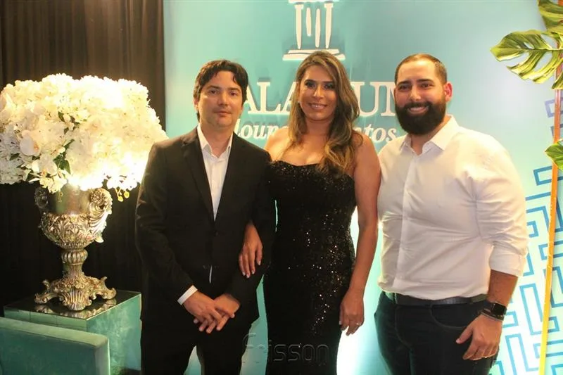 Beto Bastos, Luciana Monteiro e Luiz Victor Torres