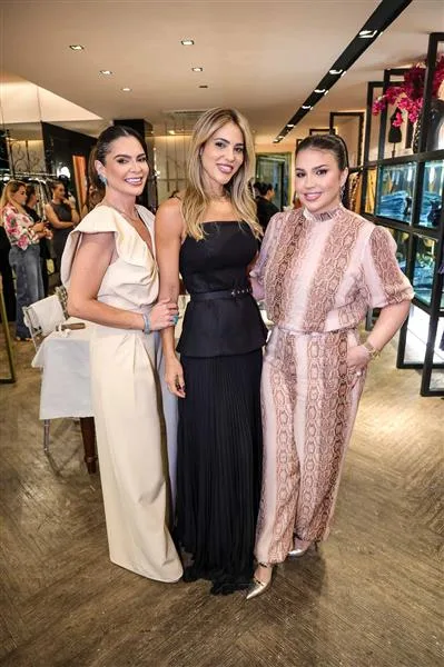 Dzrre Cavalcante, Maria Isabel Braga e Ana Silvia Lima